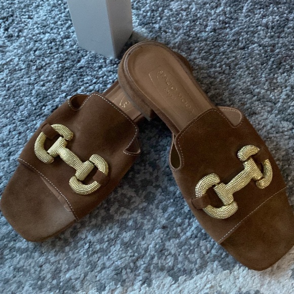 Misha Italian slipper with gold buckle size 38 - Picture 5 of 5